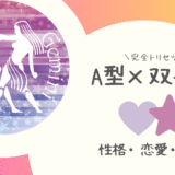 「A型×双子座（ふたご座）」占い