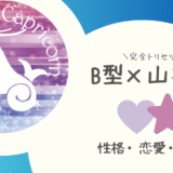 「B型×山羊座（やぎ座）」占い