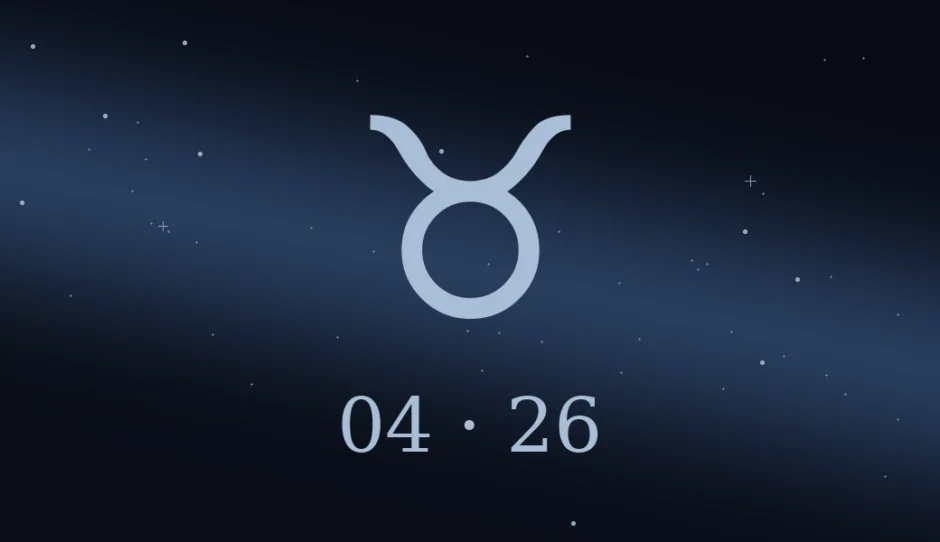 4月26日生まれの誕生日占い