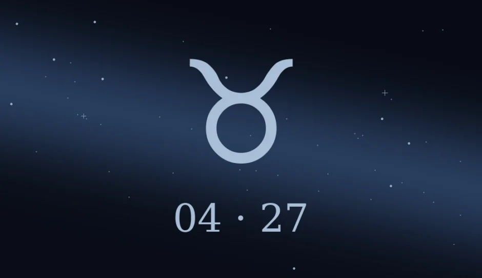4月27日生まれの誕生日占い