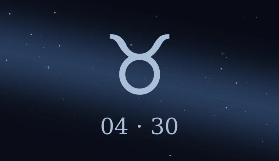 4月30日生まれの誕生日占い