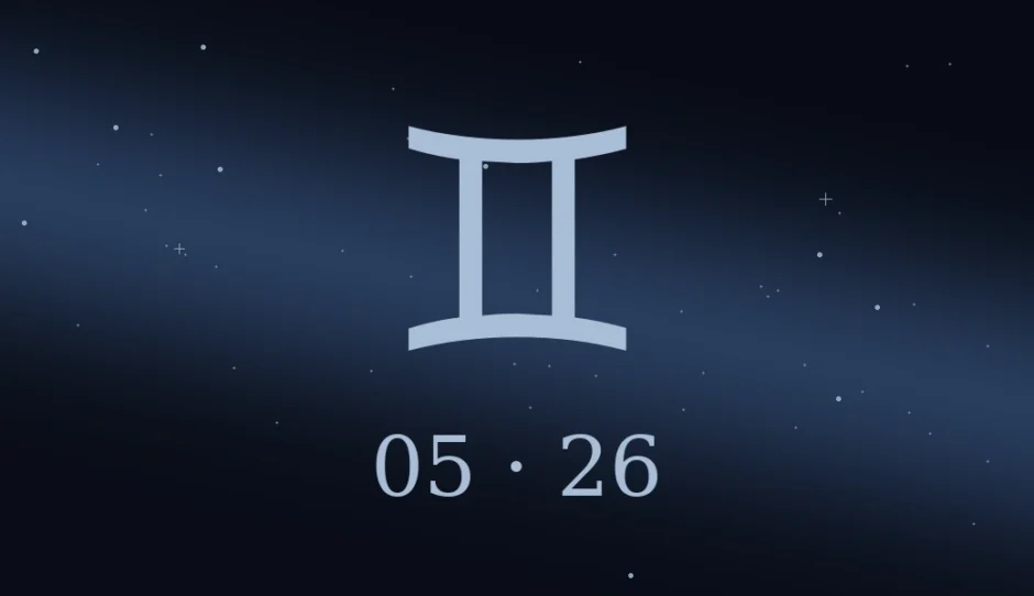 5月26日生まれの誕生日占い