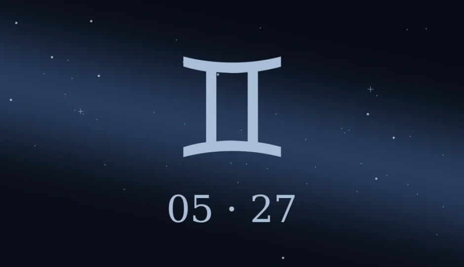 5月27日生まれの誕生日占い
