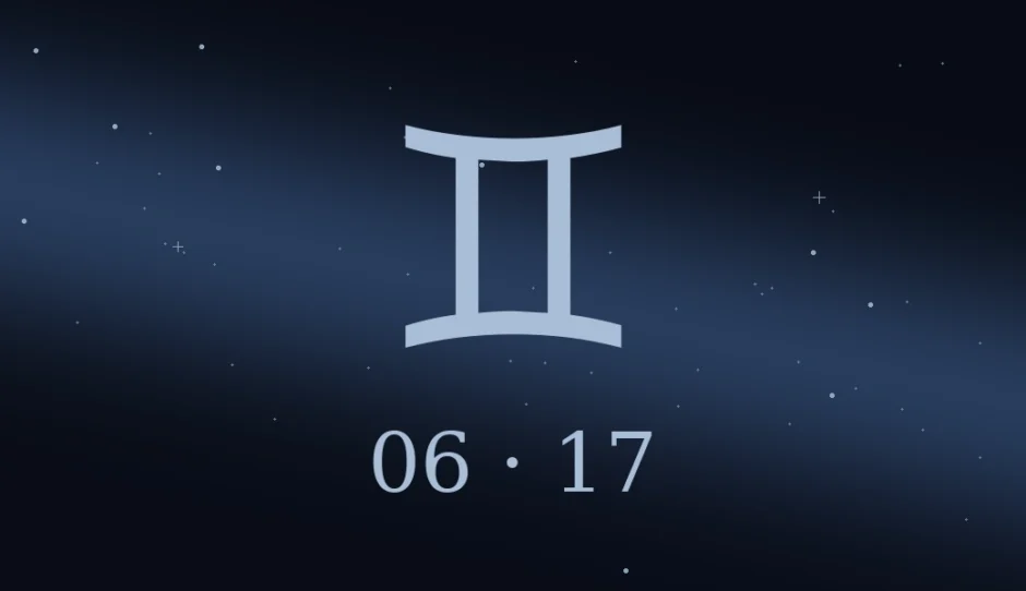 6月17日生まれの誕生日占い