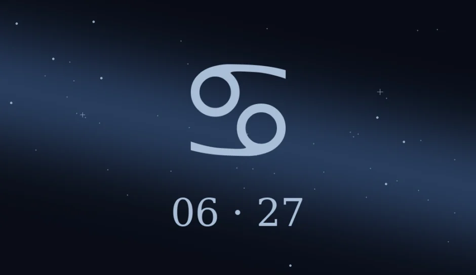 6月27日生まれの誕生日占い