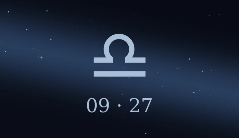 9月27日生まれの誕生日占い