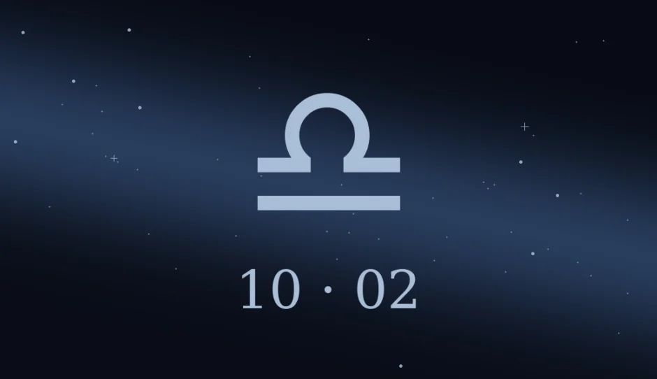 10月2日生まれの誕生日占い