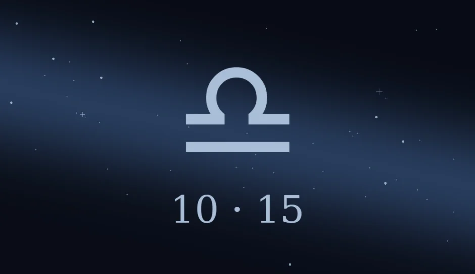 10月15日生まれの誕生日占い
