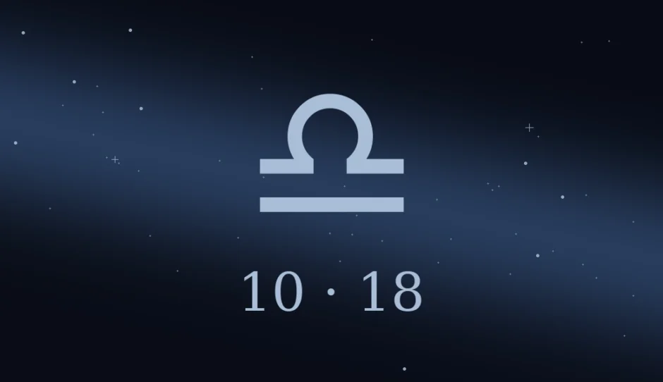 10月18日生まれの誕生日占い