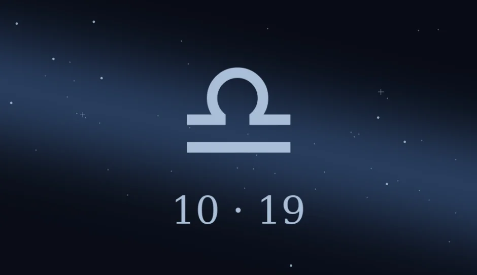10月19日生まれの誕生日占い