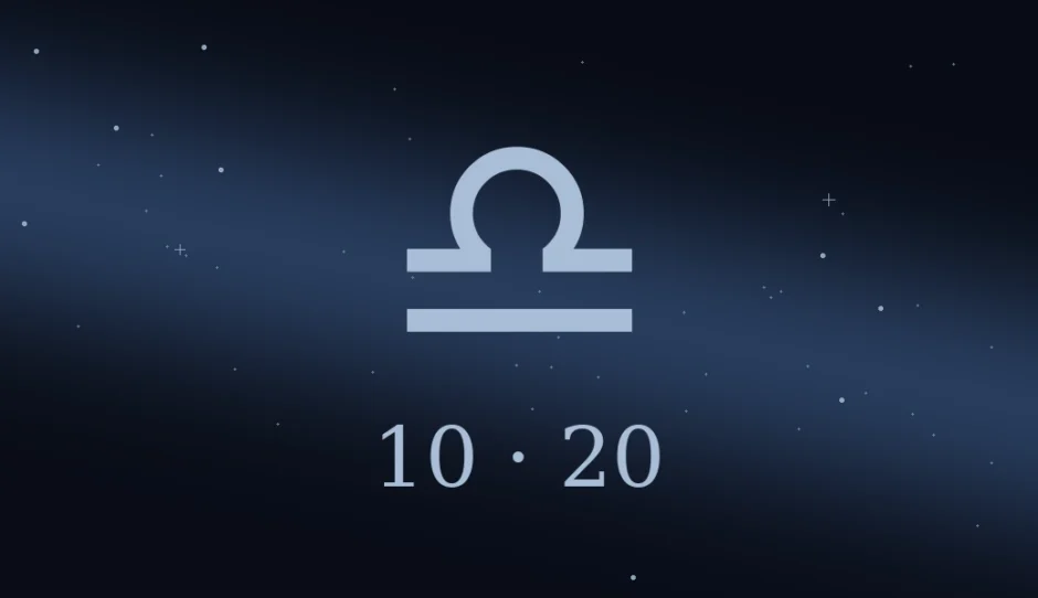 10月20日生まれの誕生日占い