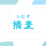 【摘麦／つむぎ】名前の意味は？～キラキラネームで後悔する？法改正後の戸籍登録まで徹底解説～