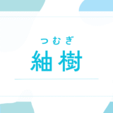 【紬樹／つむぎ】名前の意味は？男の子でもOK？キラキラネーム？後悔しないための全知識